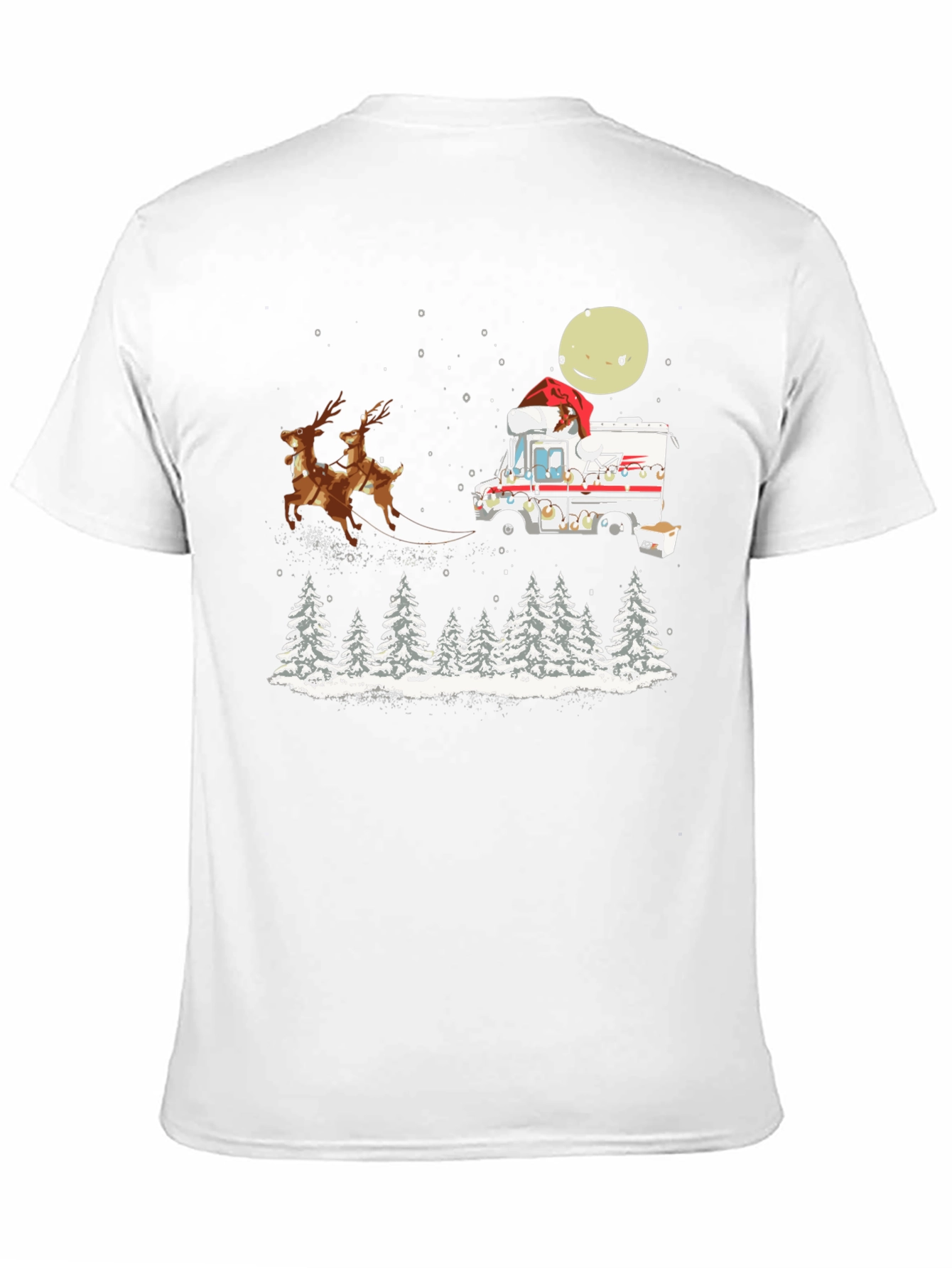 Christmas Mail Carrier T-Shirt: Reindeer Delivery