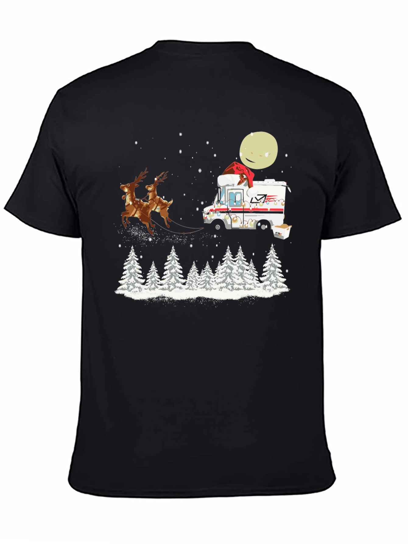 Christmas Mail Carrier T-Shirt: Reindeer Delivery