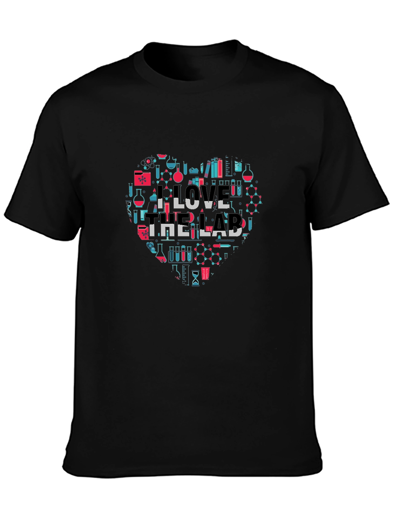 I Love the Lab Graphic T-Shirt - Science Tee