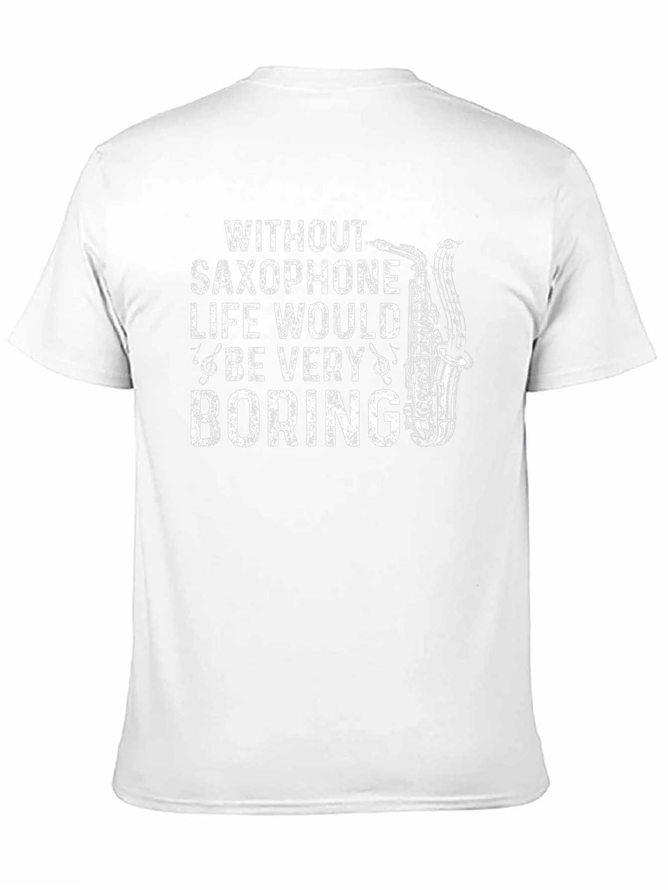 Saxophone Lovers T-Shirt - Music Makes Life Better
