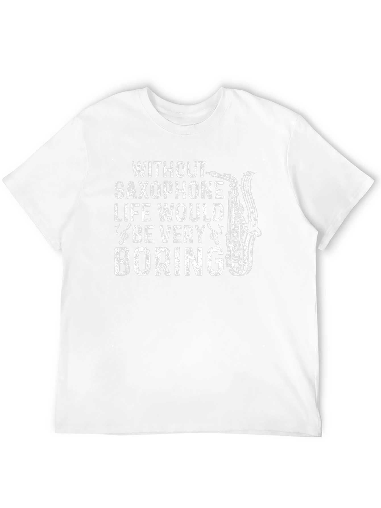Saxophone Lovers T-Shirt - Music Makes Life Better