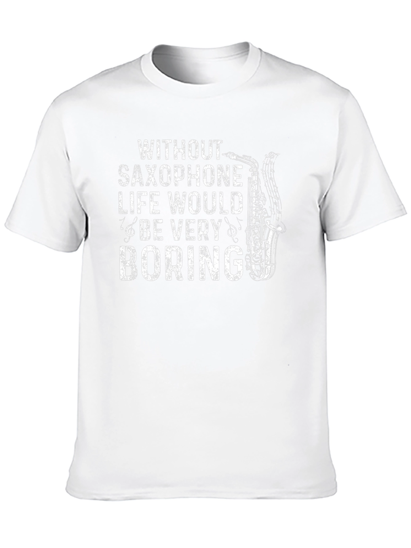Saxophone Lovers T-Shirt - Music Makes Life Better