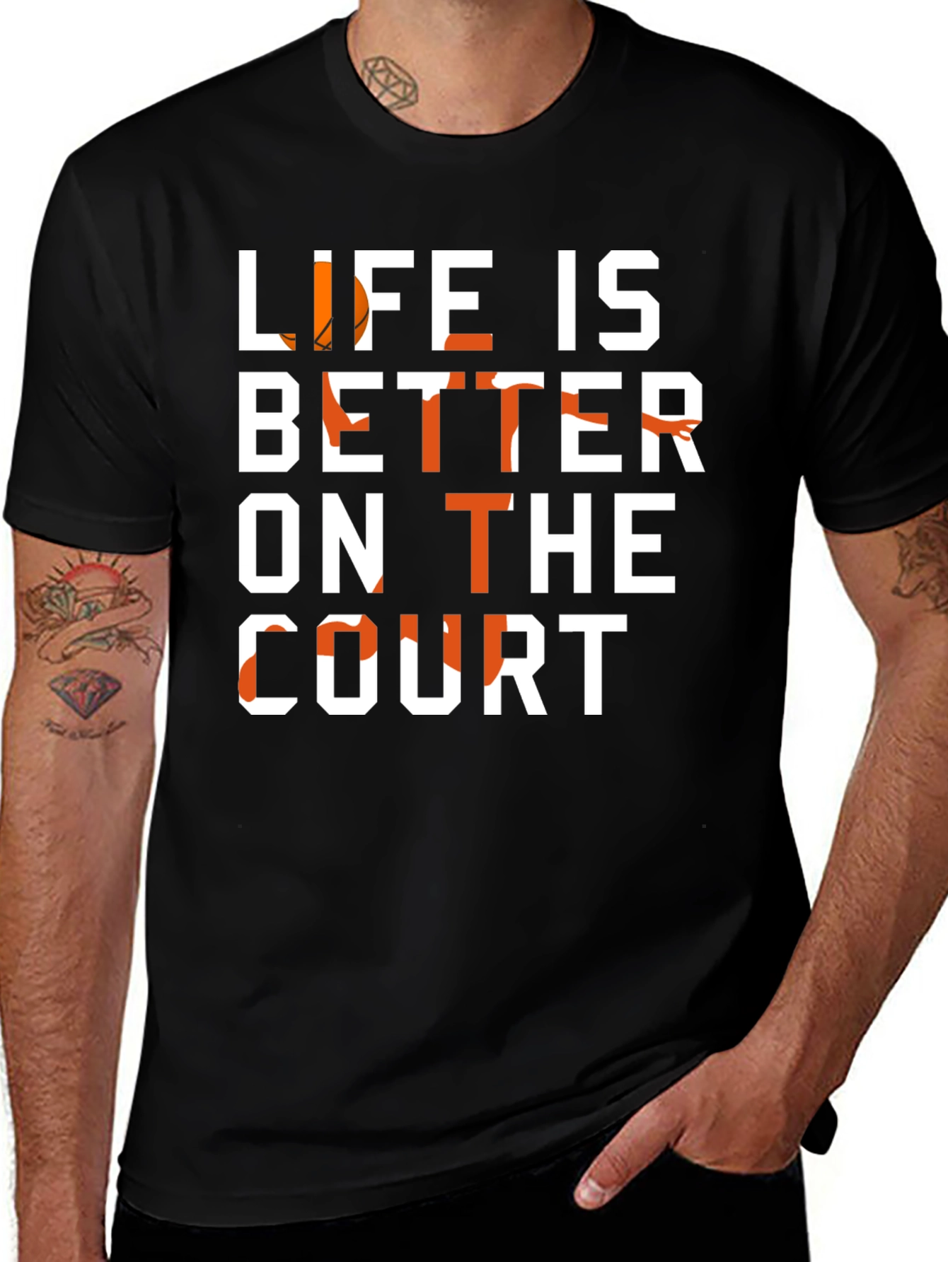 Life is Better on the Court Graphic Tee