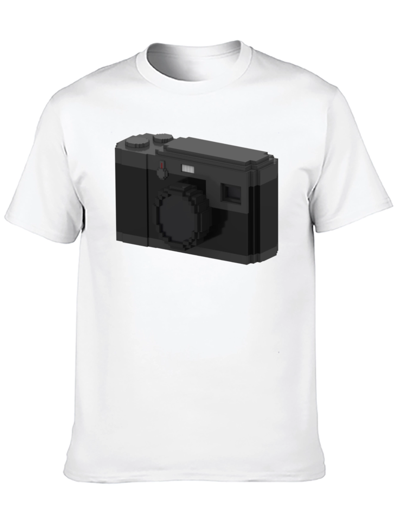 Pixel Camera Graphic Tee - Black