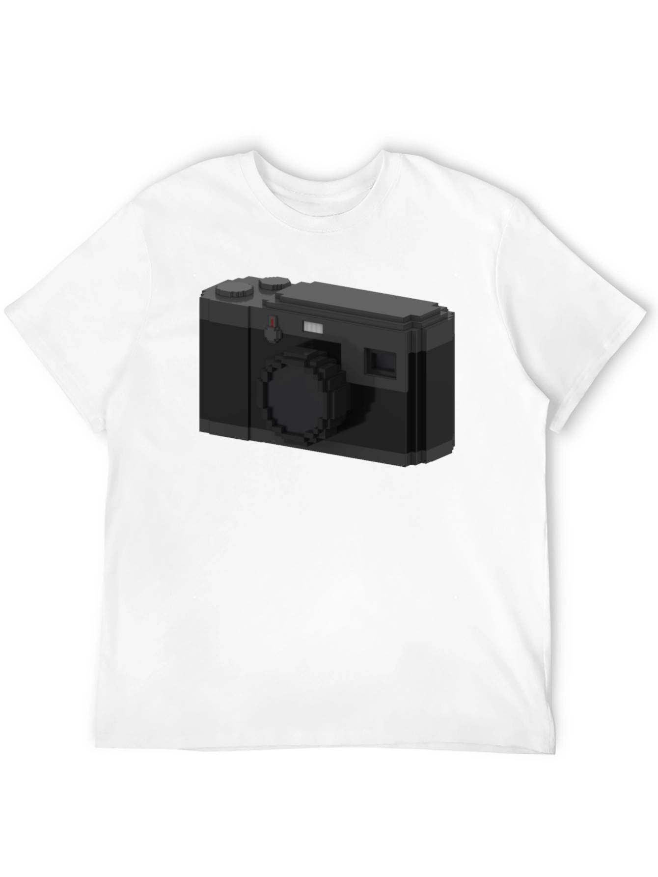 Pixel Camera Graphic Tee - Black