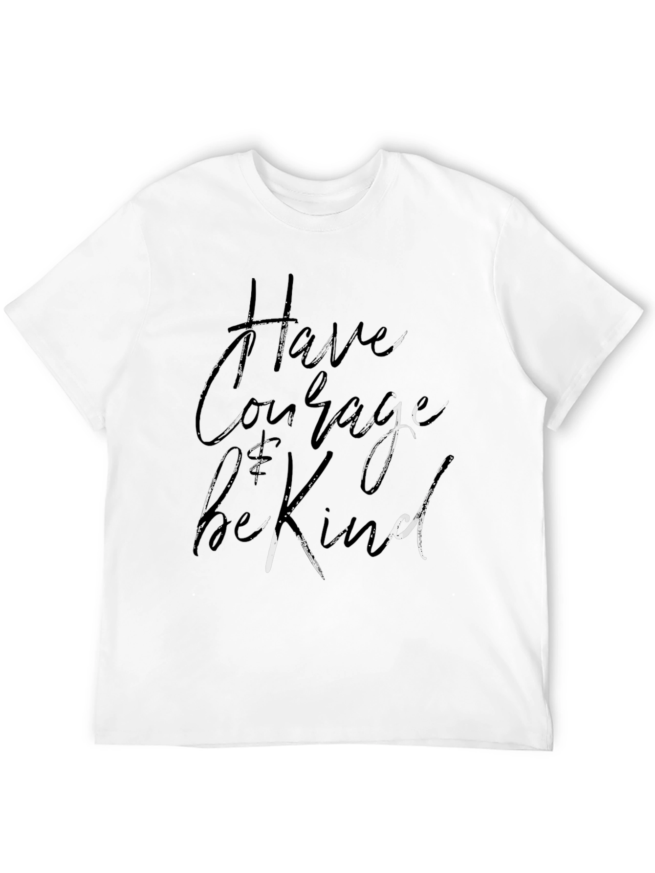 Have Courage Be Kind Black Graphic Tee