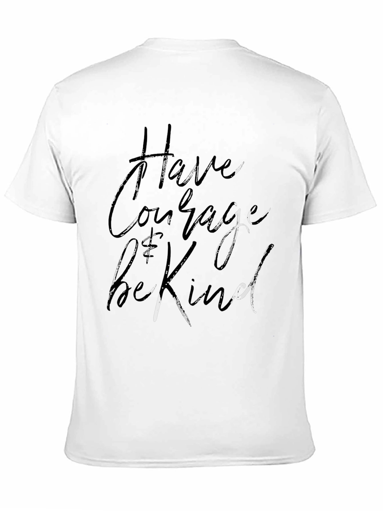 Have Courage Be Kind Black Graphic Tee