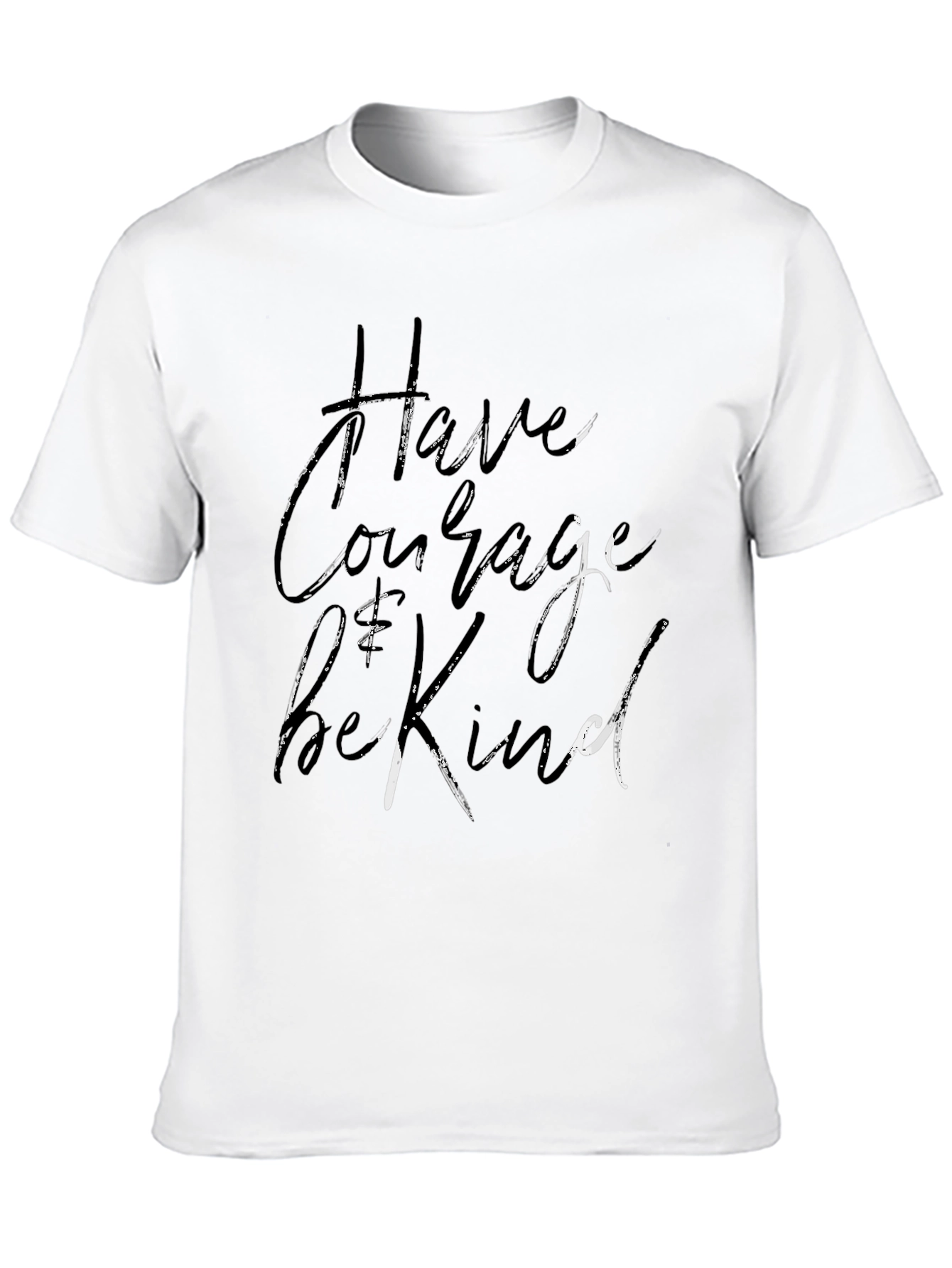 Have Courage Be Kind Black Graphic Tee