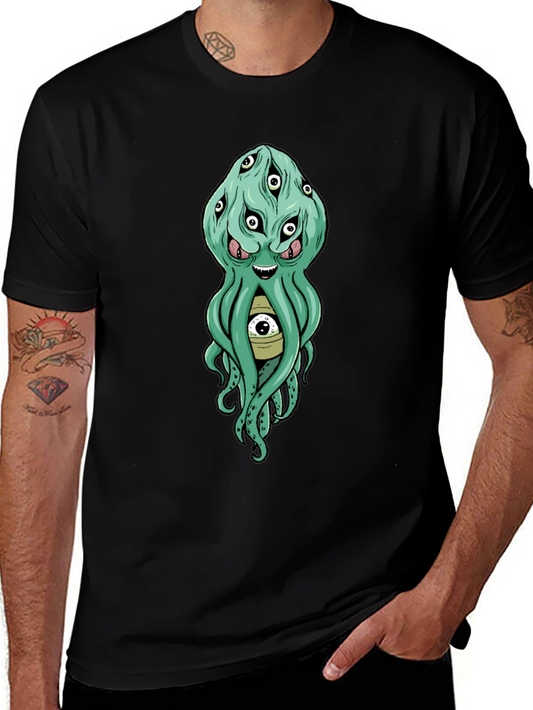 Eye-Catching Octopus Graphic Tee - Unique Design!