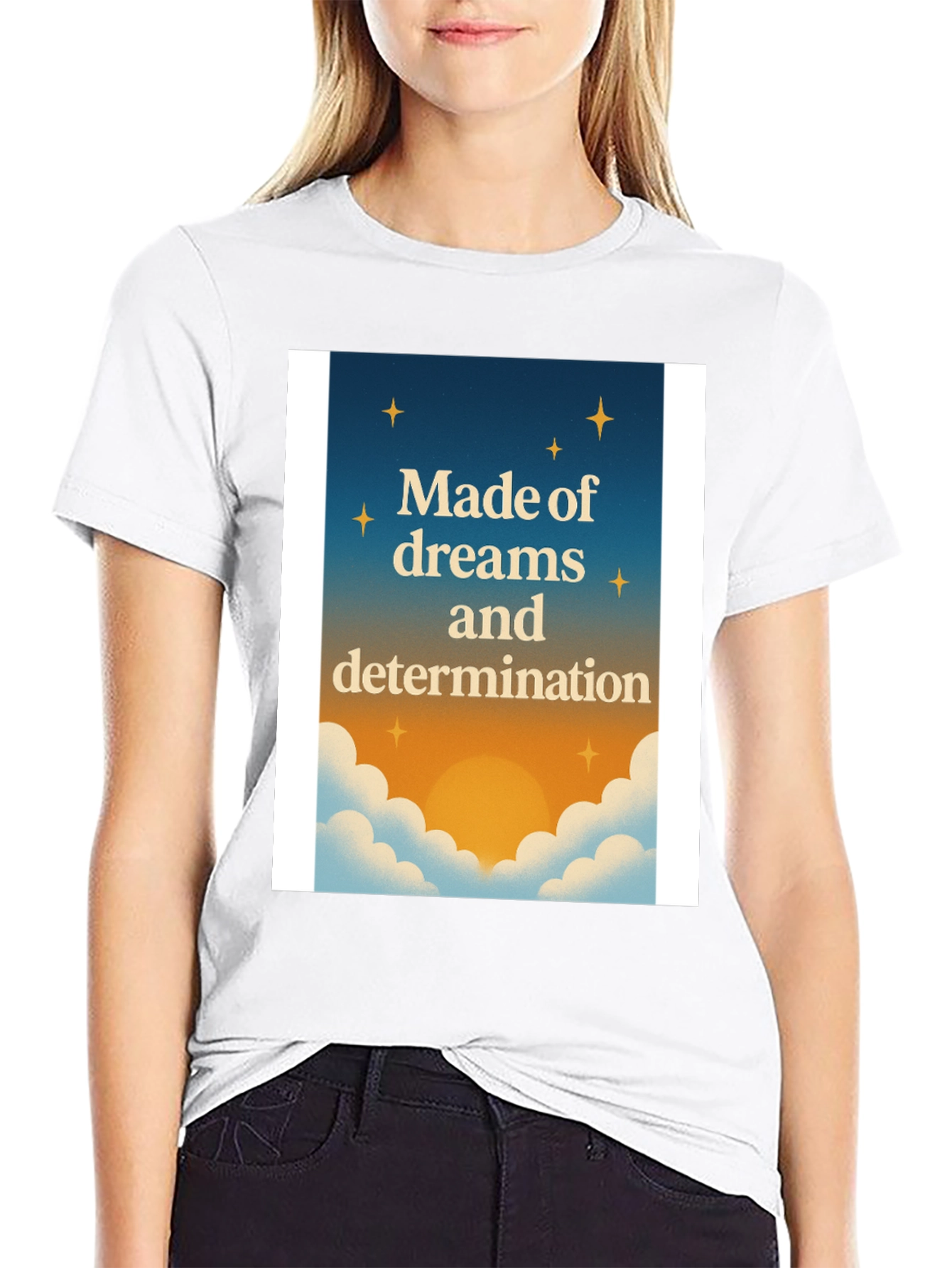 Made of Dreams Tee - Inspirational Graphic T-Shirt