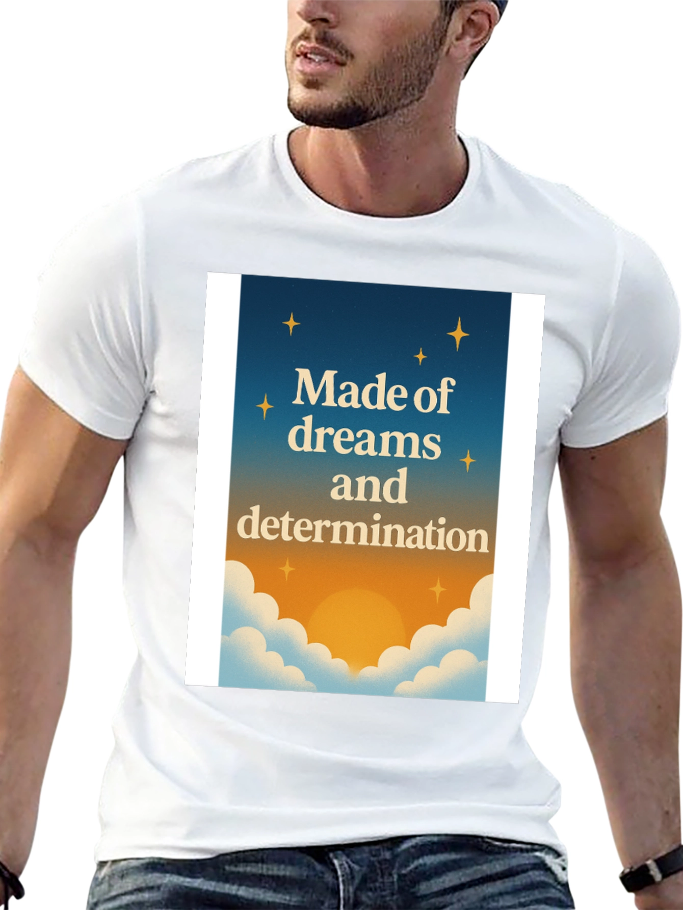 Made of Dreams Tee - Inspirational Graphic T-Shirt