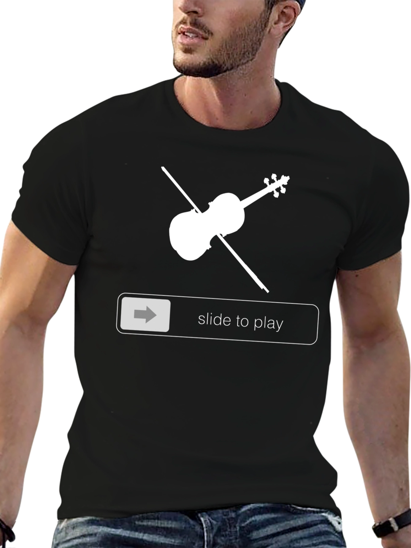 Musical Slide to Play Graphic T-Shirt