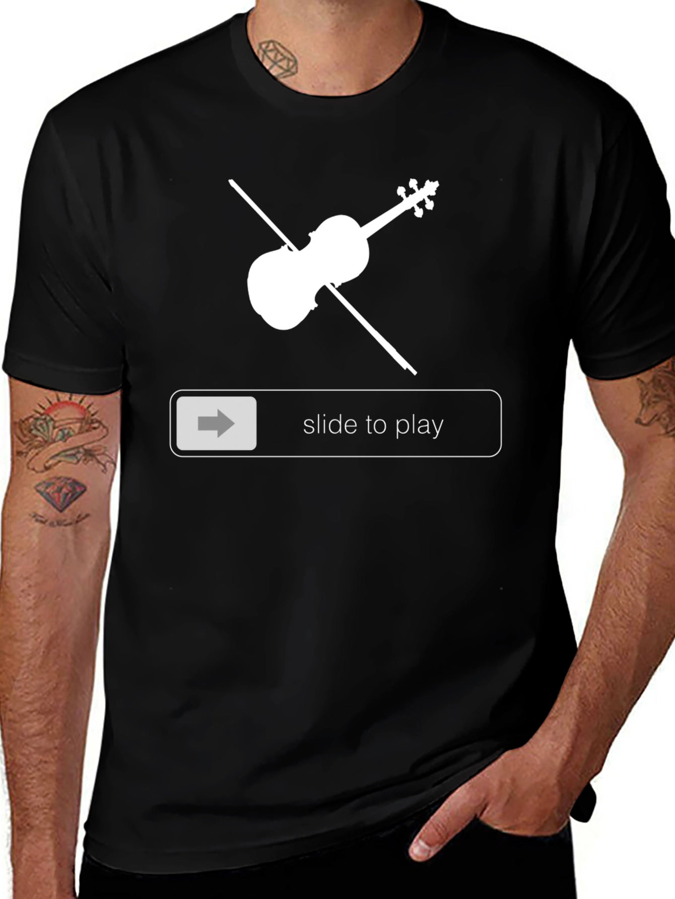 Musical Slide to Play Graphic T-Shirt