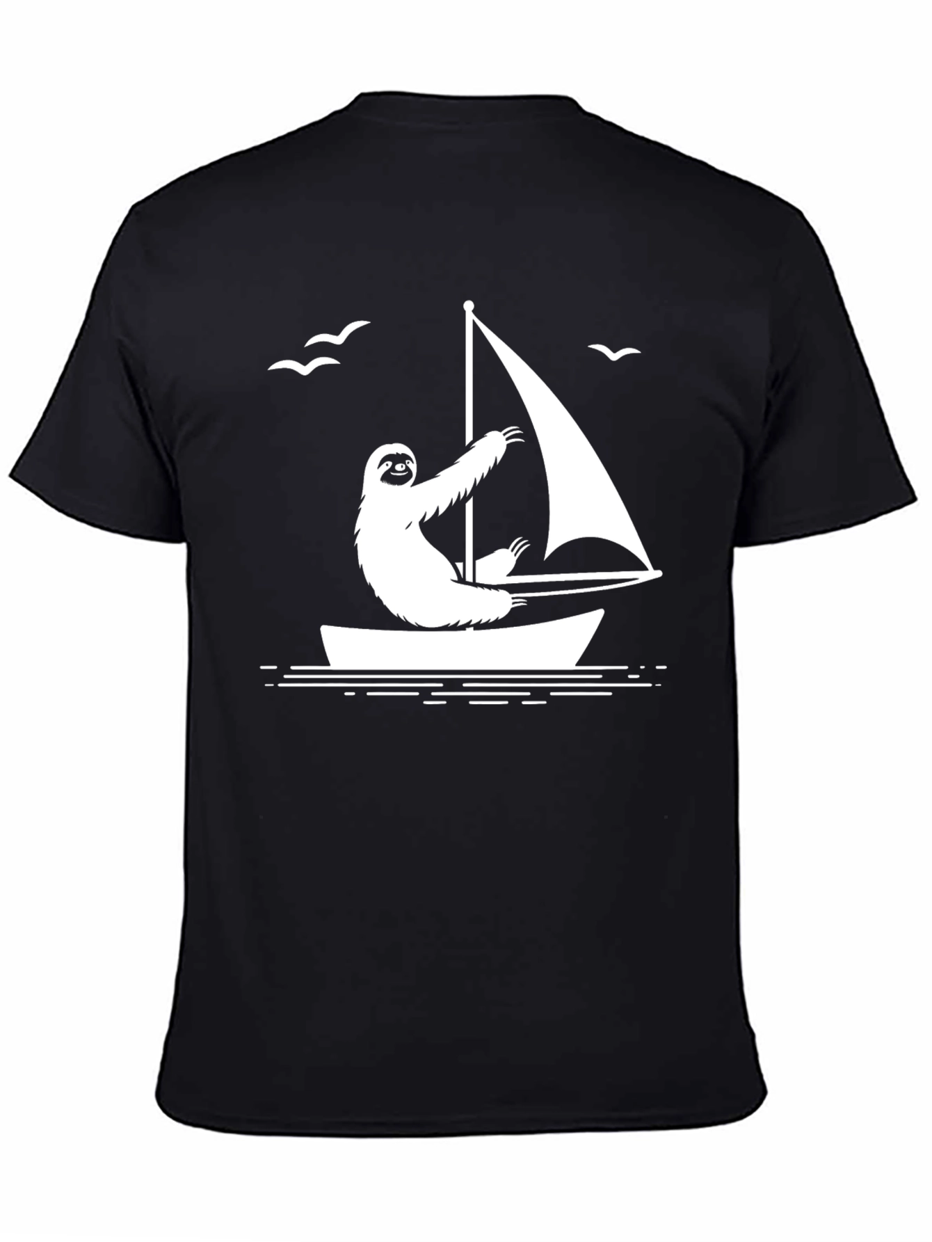 Sloth Sailing T-Shirt - Relaxed & Unique Design