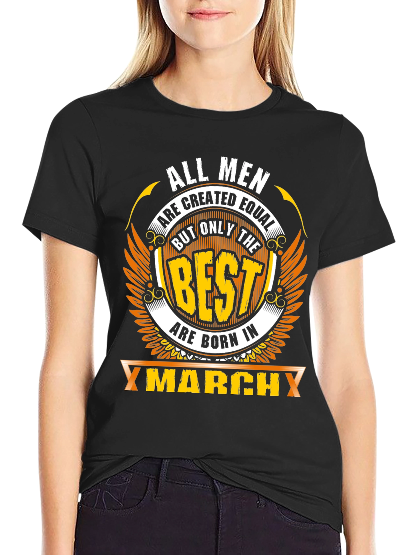 March Born Best Mens T-Shirt
