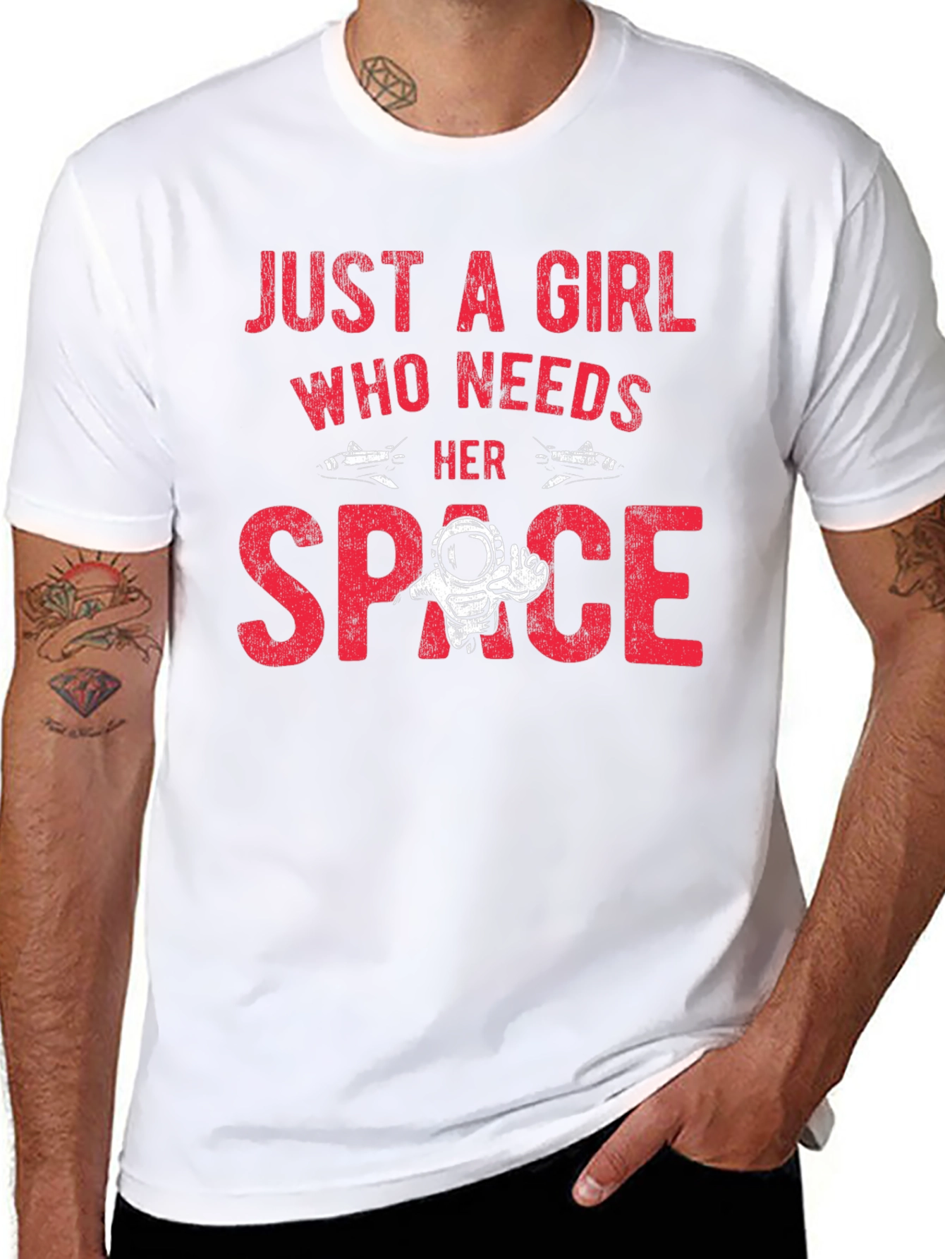 Just a Girl Who Needs Space T-Shirt