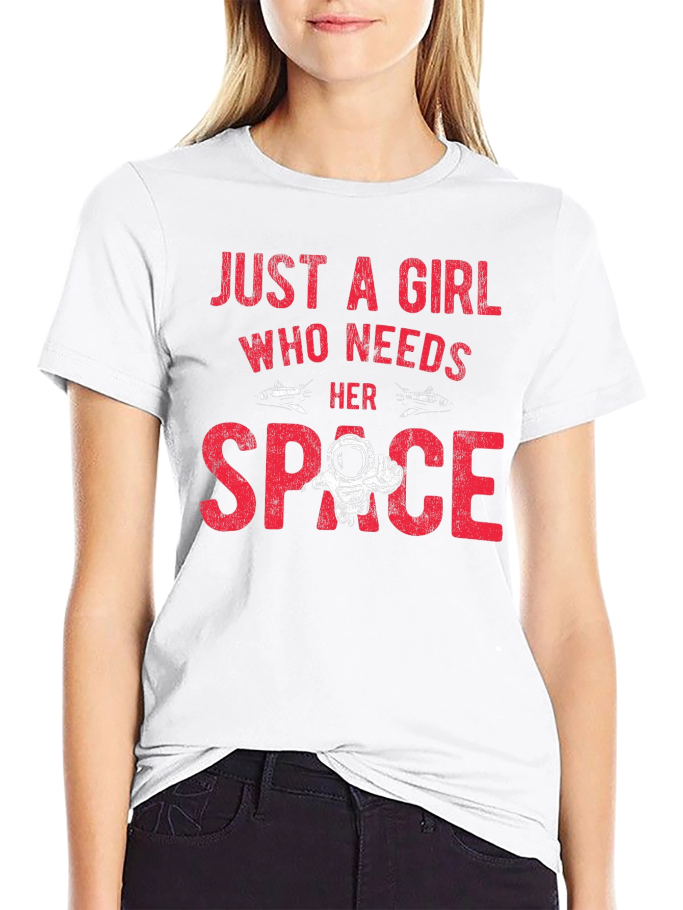Just a Girl Who Needs Space T-Shirt