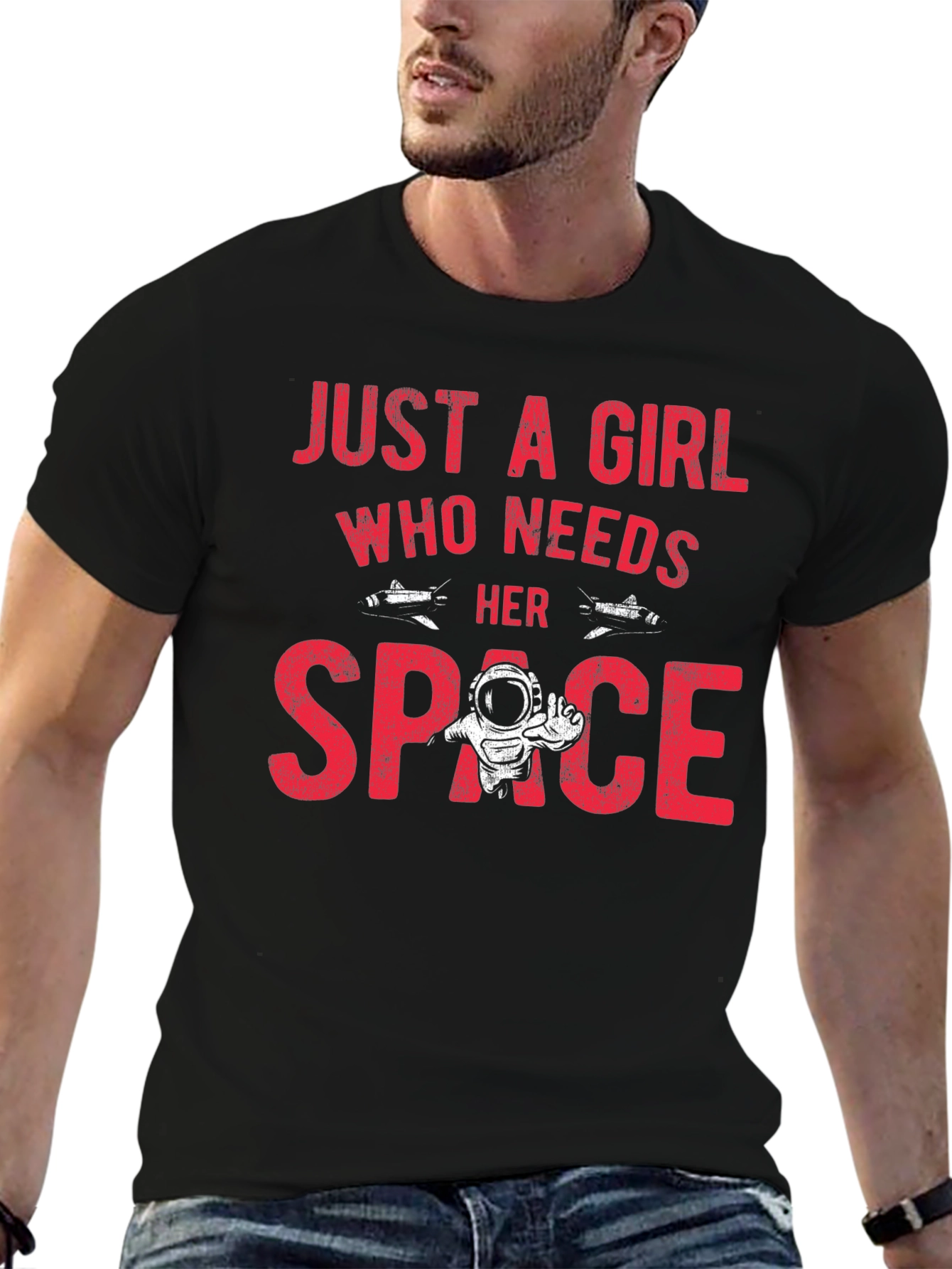 Just a Girl Who Needs Space T-Shirt