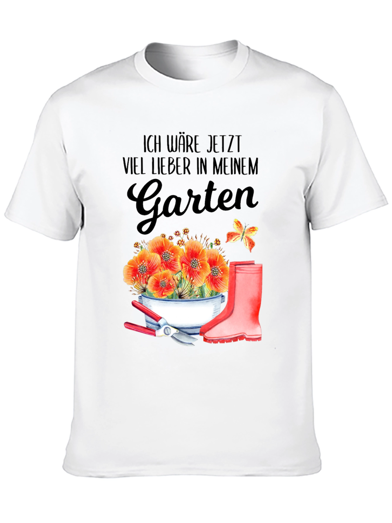 Gardening T-Shirt: Id Rather Be In My Garden