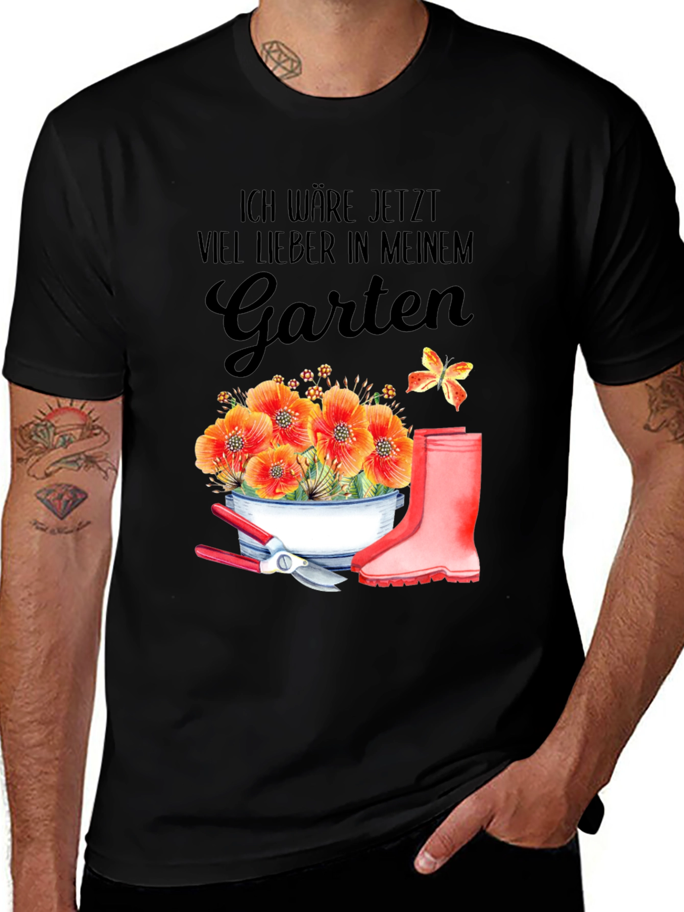Gardening T-Shirt: Id Rather Be In My Garden