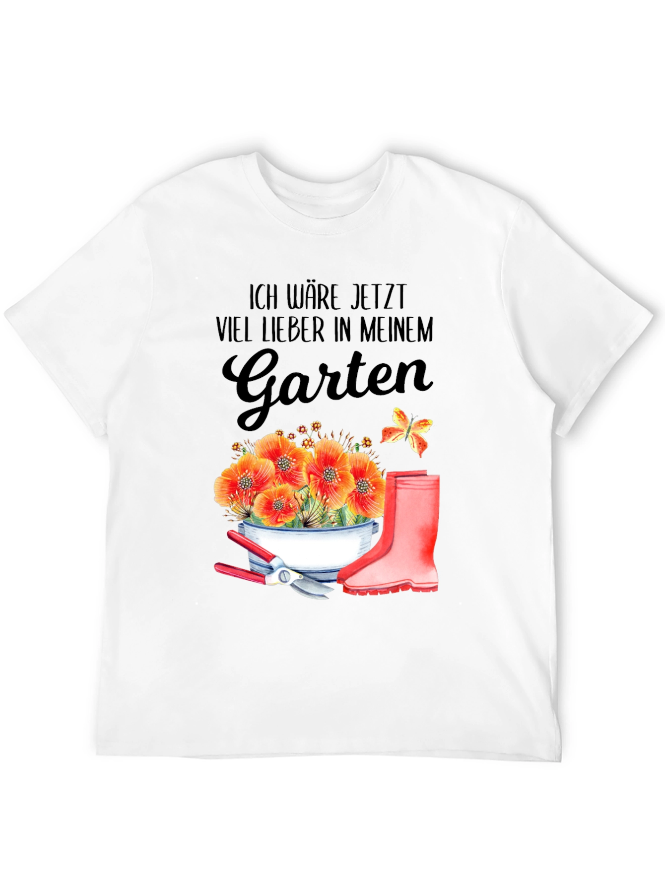 Gardening T-Shirt: Id Rather Be In My Garden