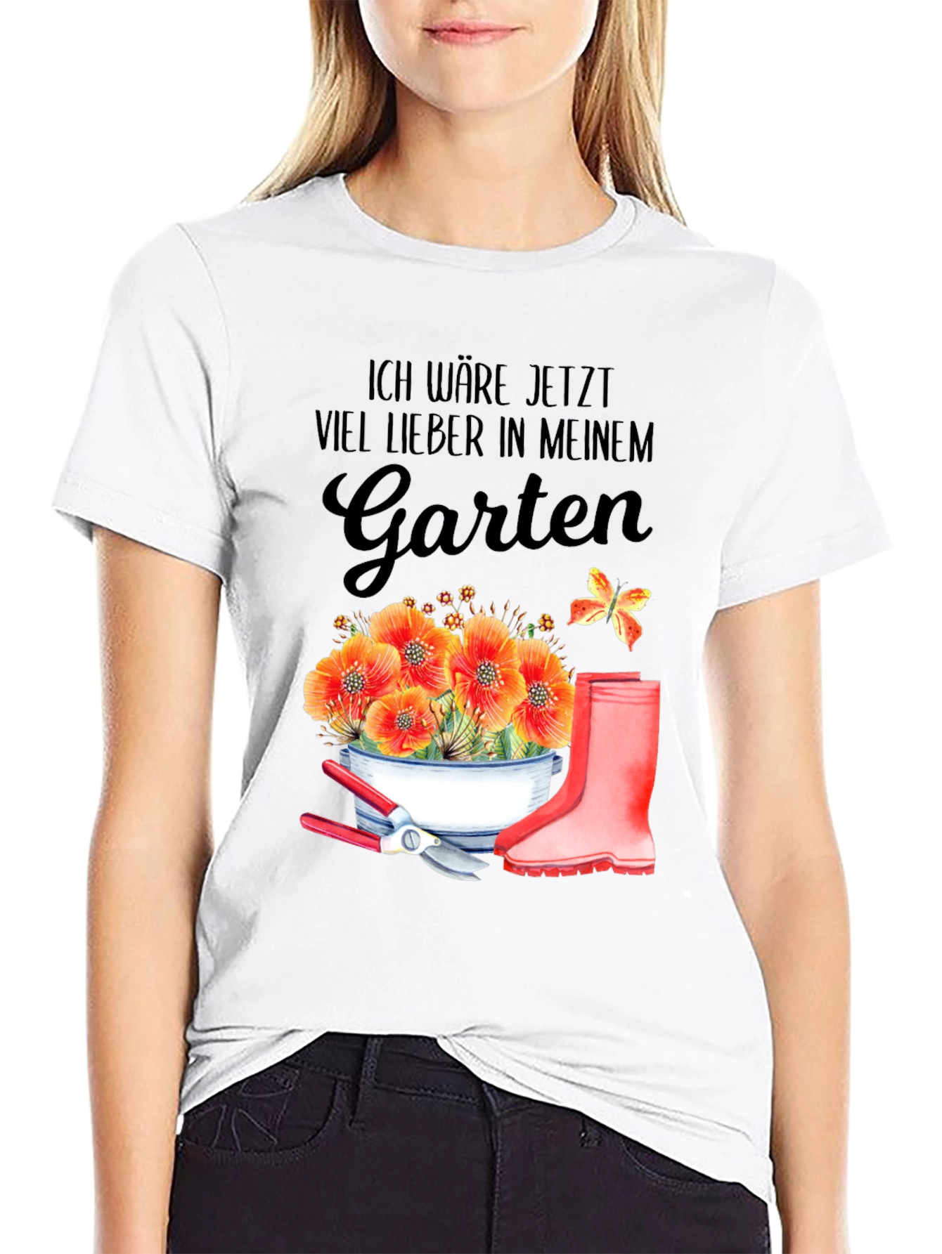 Gardening T-Shirt: Id Rather Be In My Garden