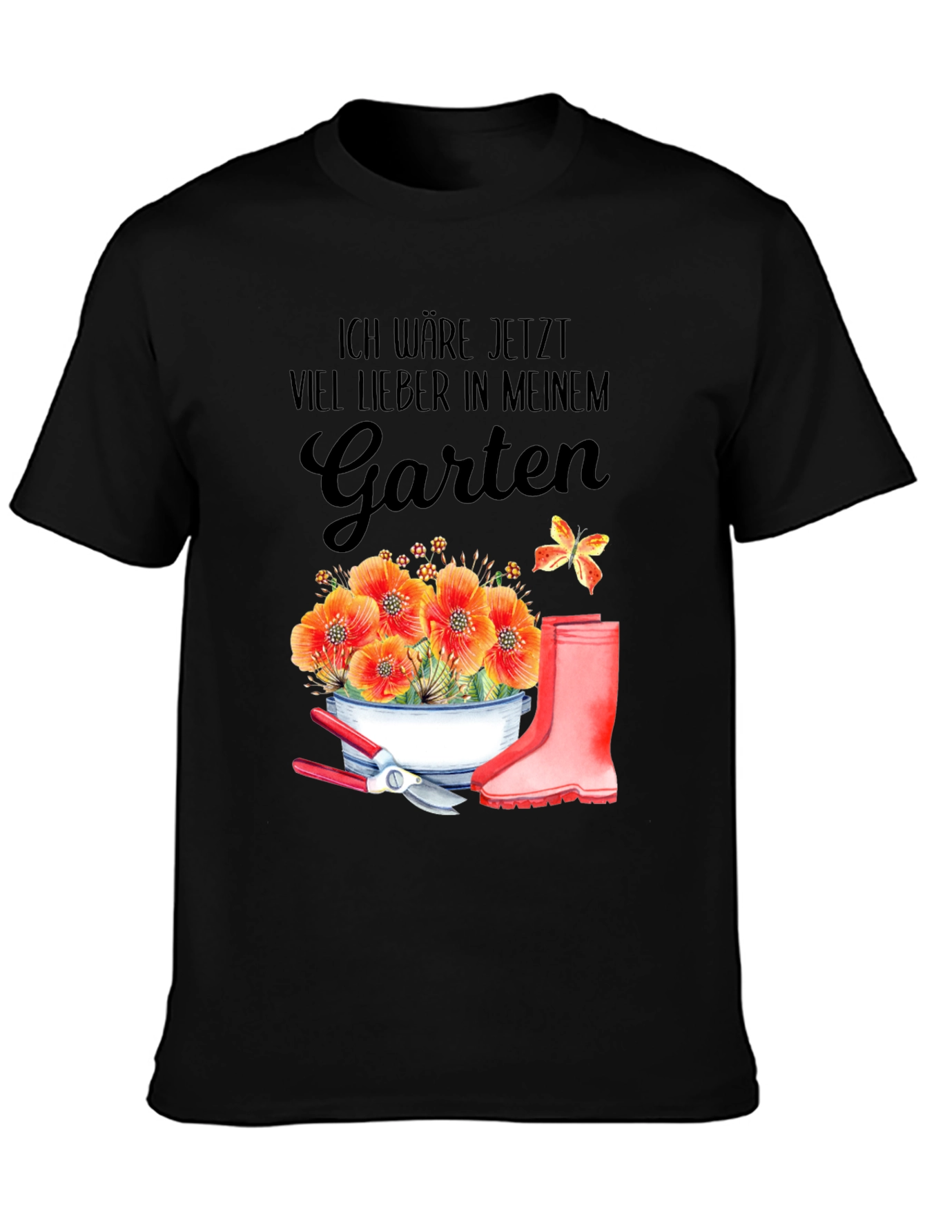 Gardening T-Shirt: Id Rather Be In My Garden