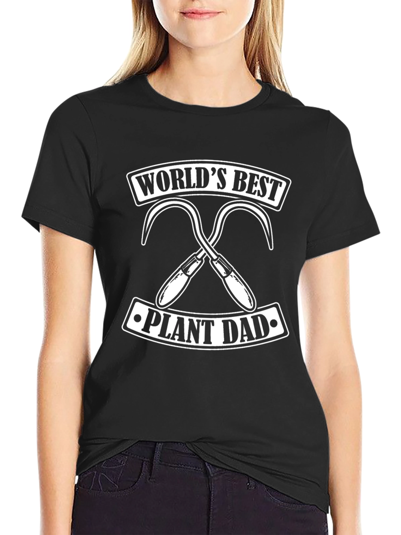 Worlds Best Plant Dad T-Shirt - Gardener Gift