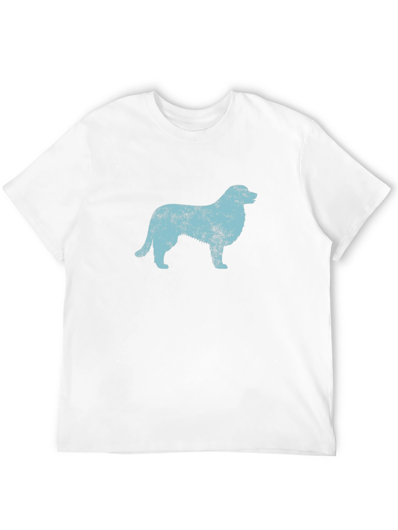 Dog Silhouette Graphic Black T-Shirt