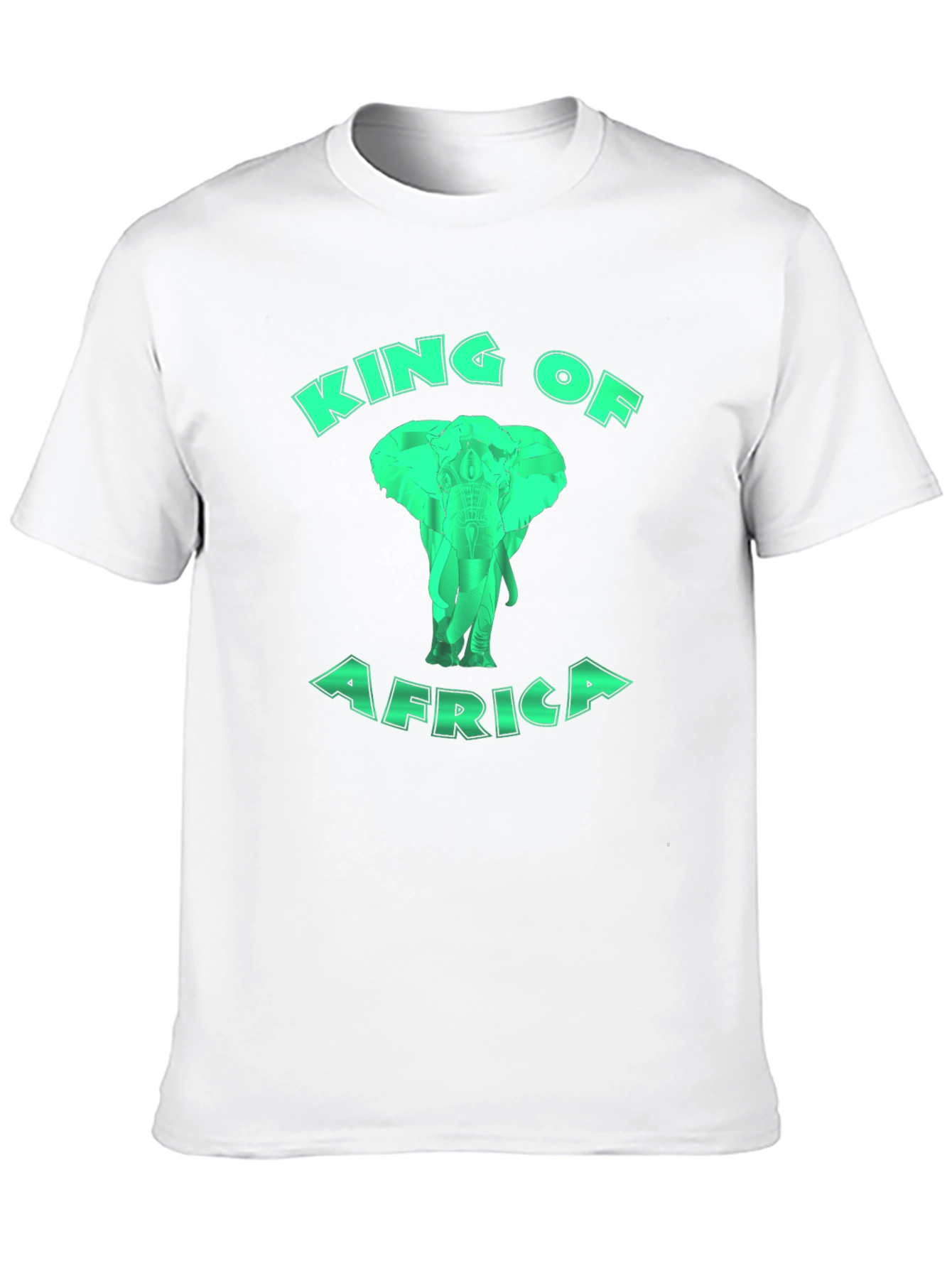 King of Africa Elephant Graphic T-Shirt
