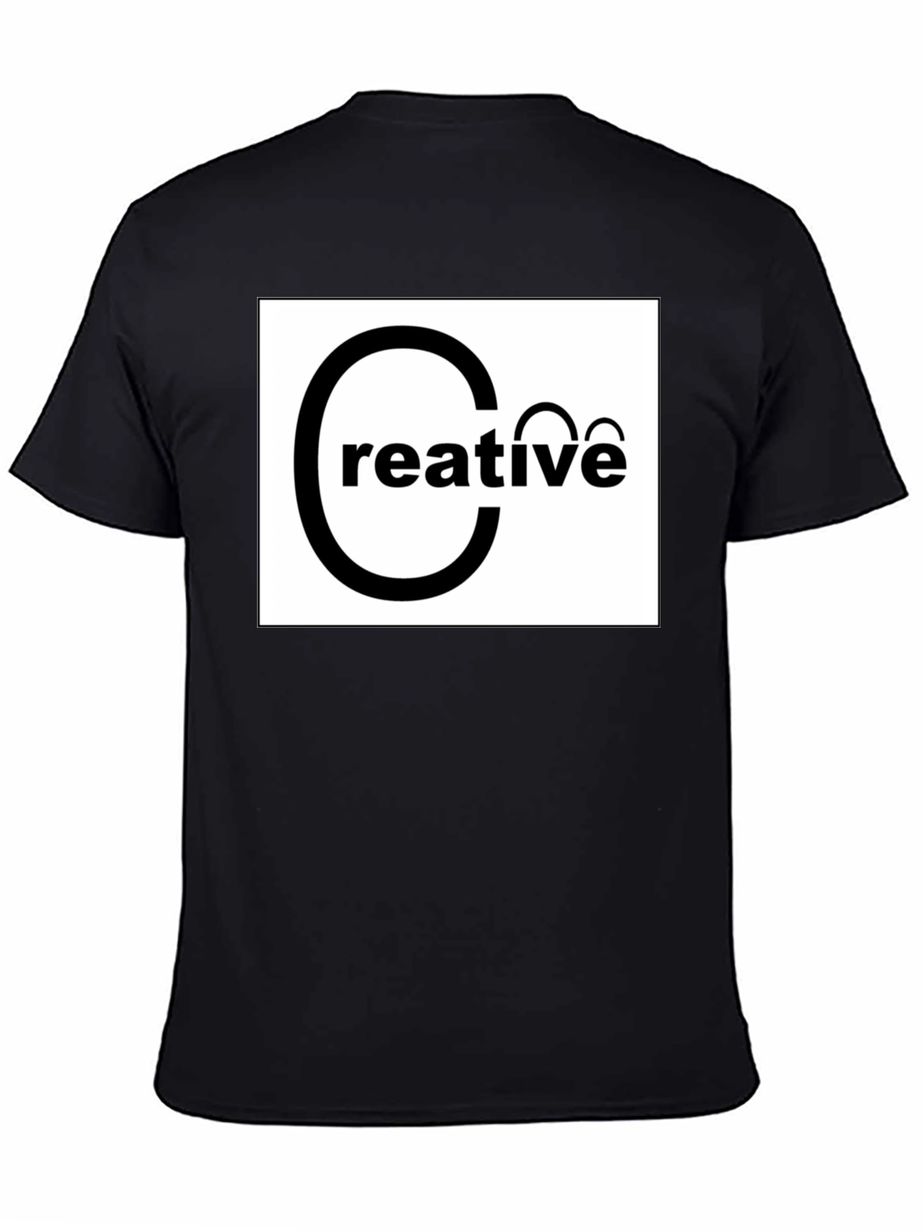 Creative Graphic Black T-Shirt