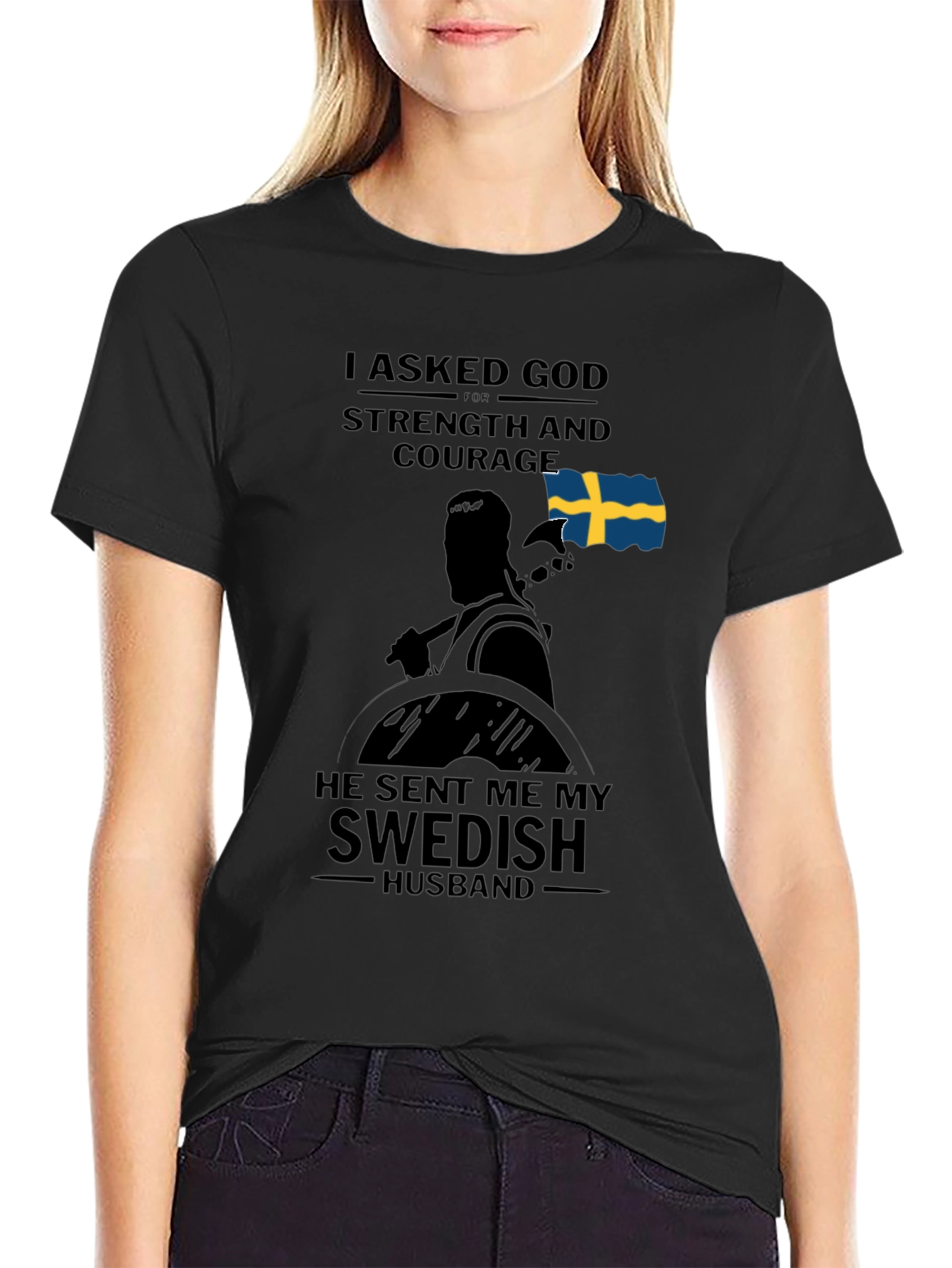 Swedish Husband T-Shirt - Strength & Courage Tee