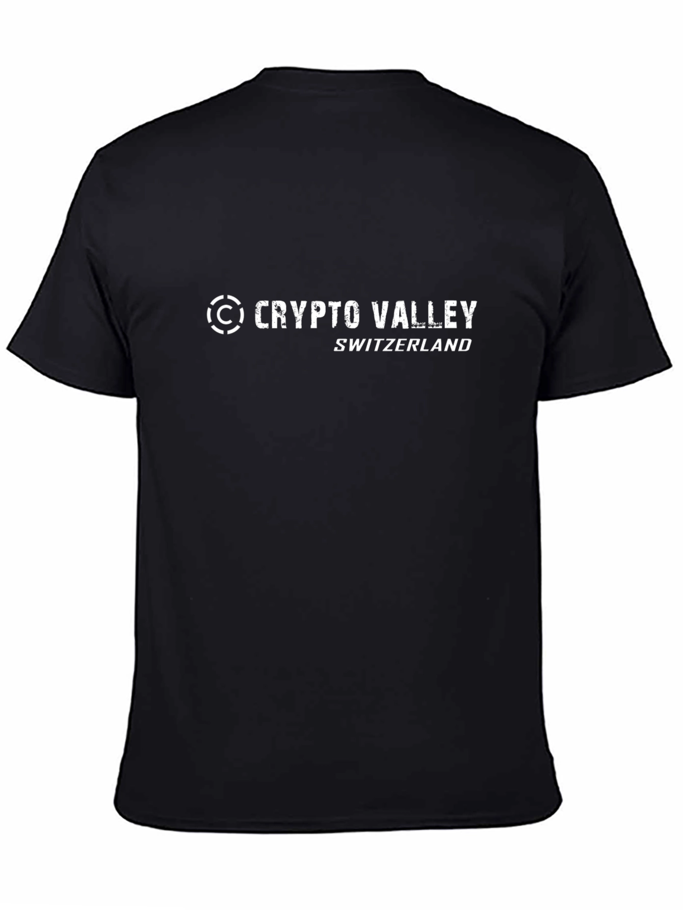 Crypto Valley Switzerland Black T-Shirt