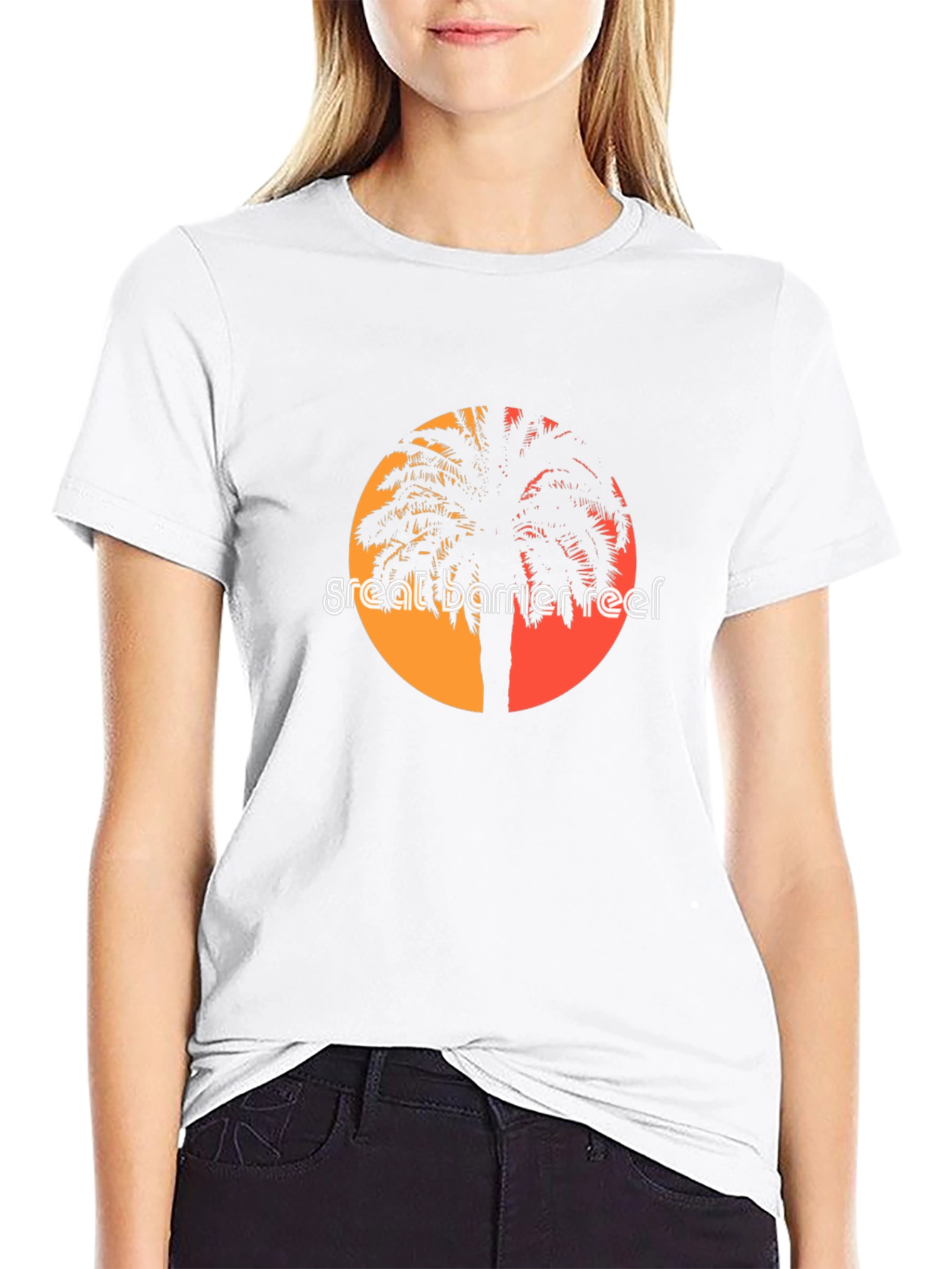 Great Barrier Reef Palm T-Shirt
