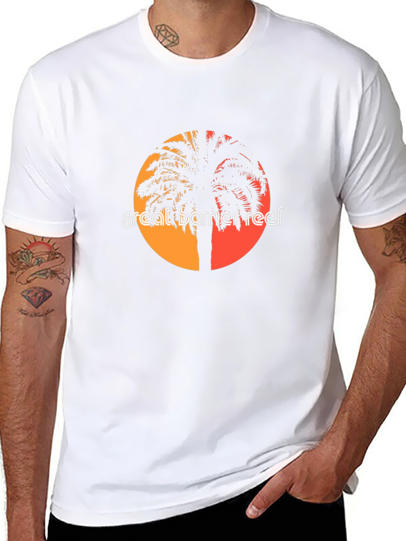 Great Barrier Reef Palm T-Shirt