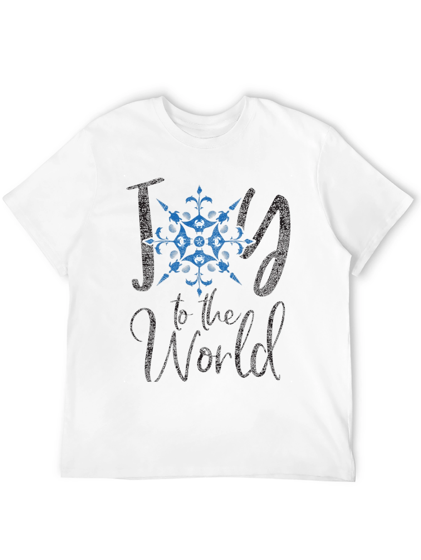 Joy to the World Graphic Tee - Black