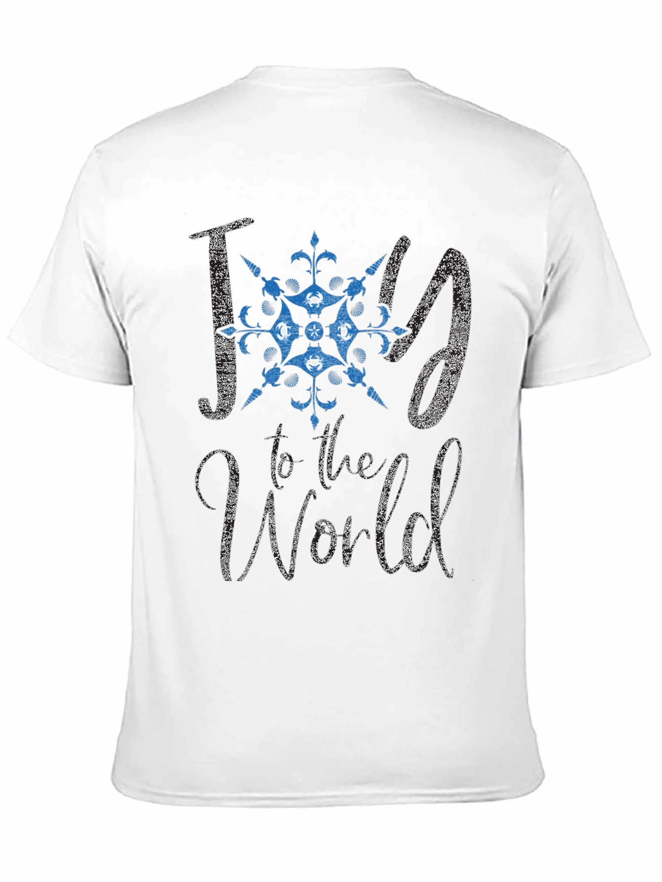 Joy to the World Graphic Tee - Black