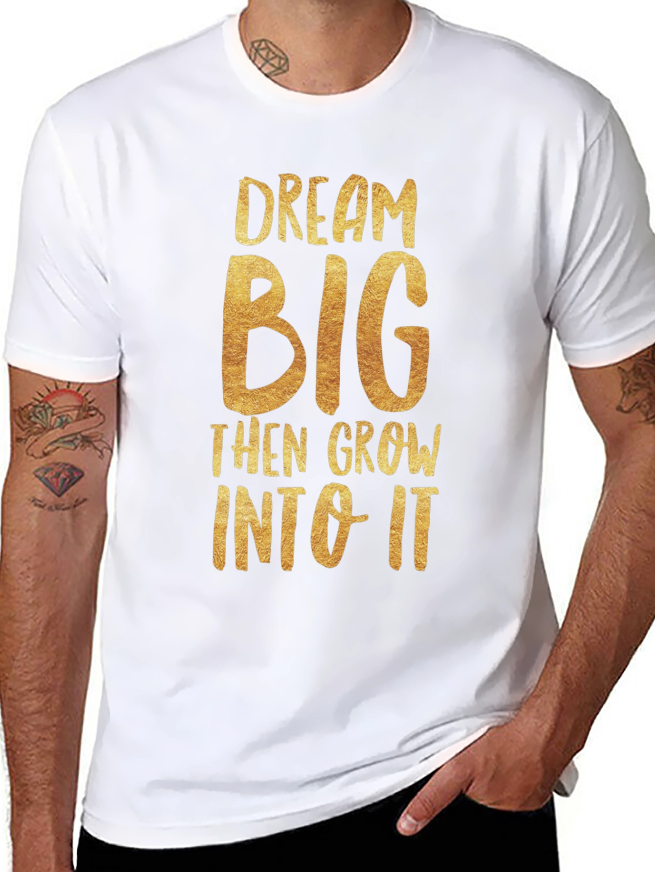 Dream Big Graphic Tee - Black