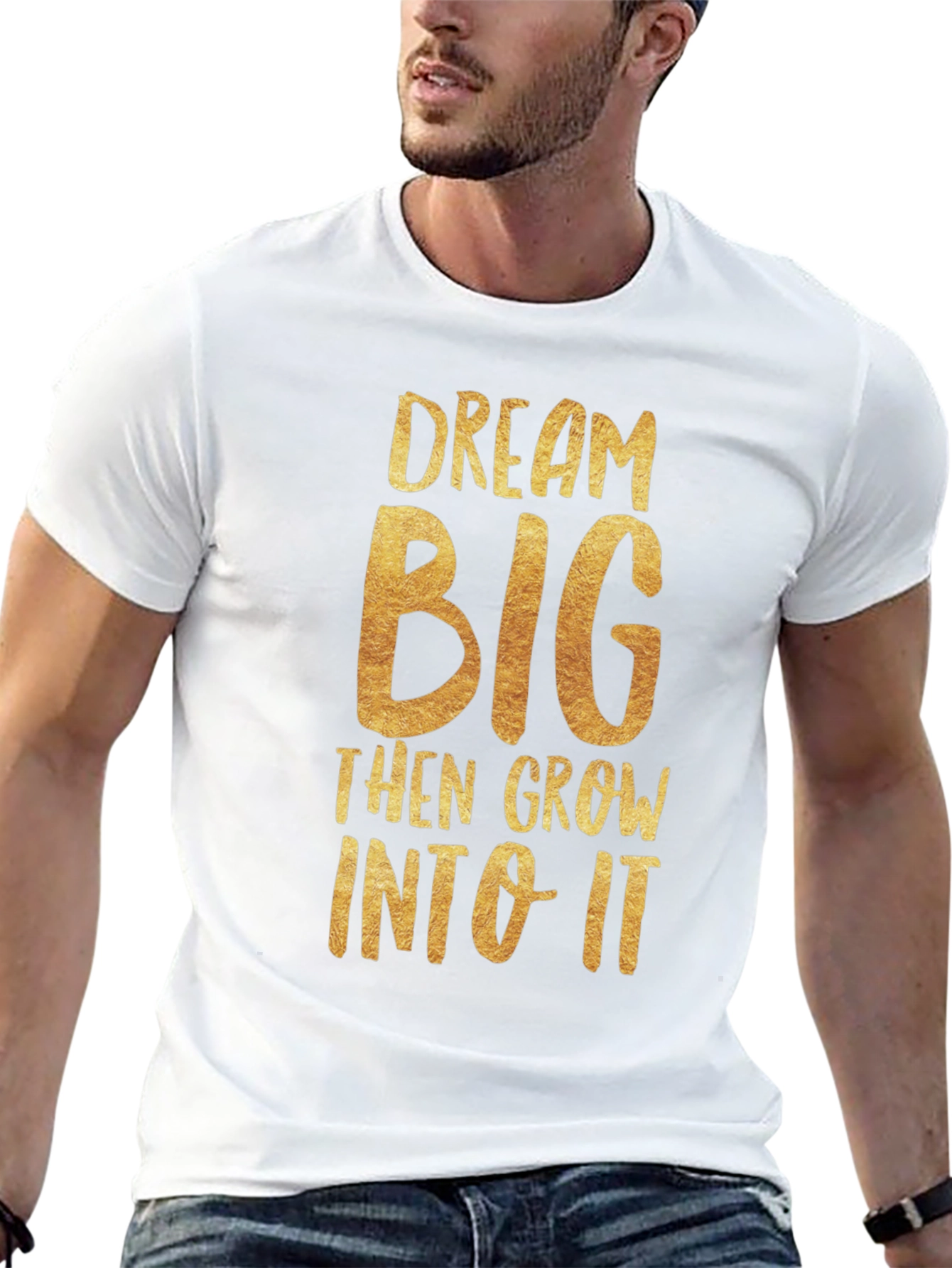 Dream Big Graphic Tee - Black