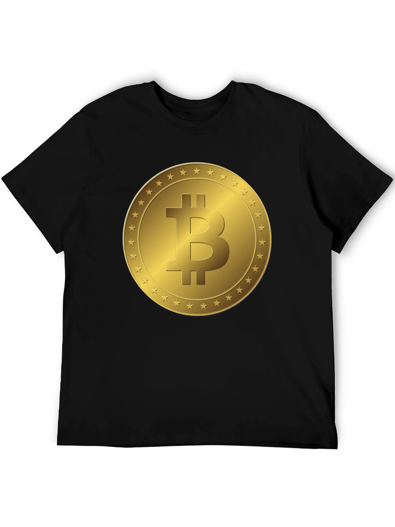 Bitcoin T-Shirt - Gold Coin Design