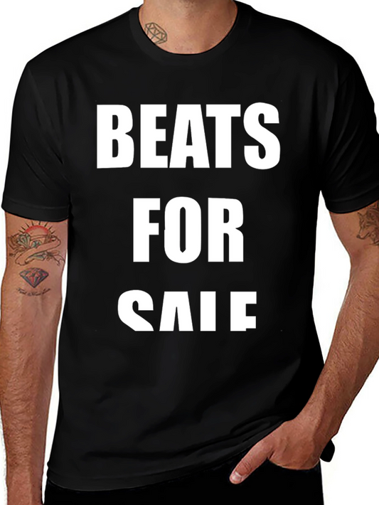 Beats for Sale Black T-Shirt