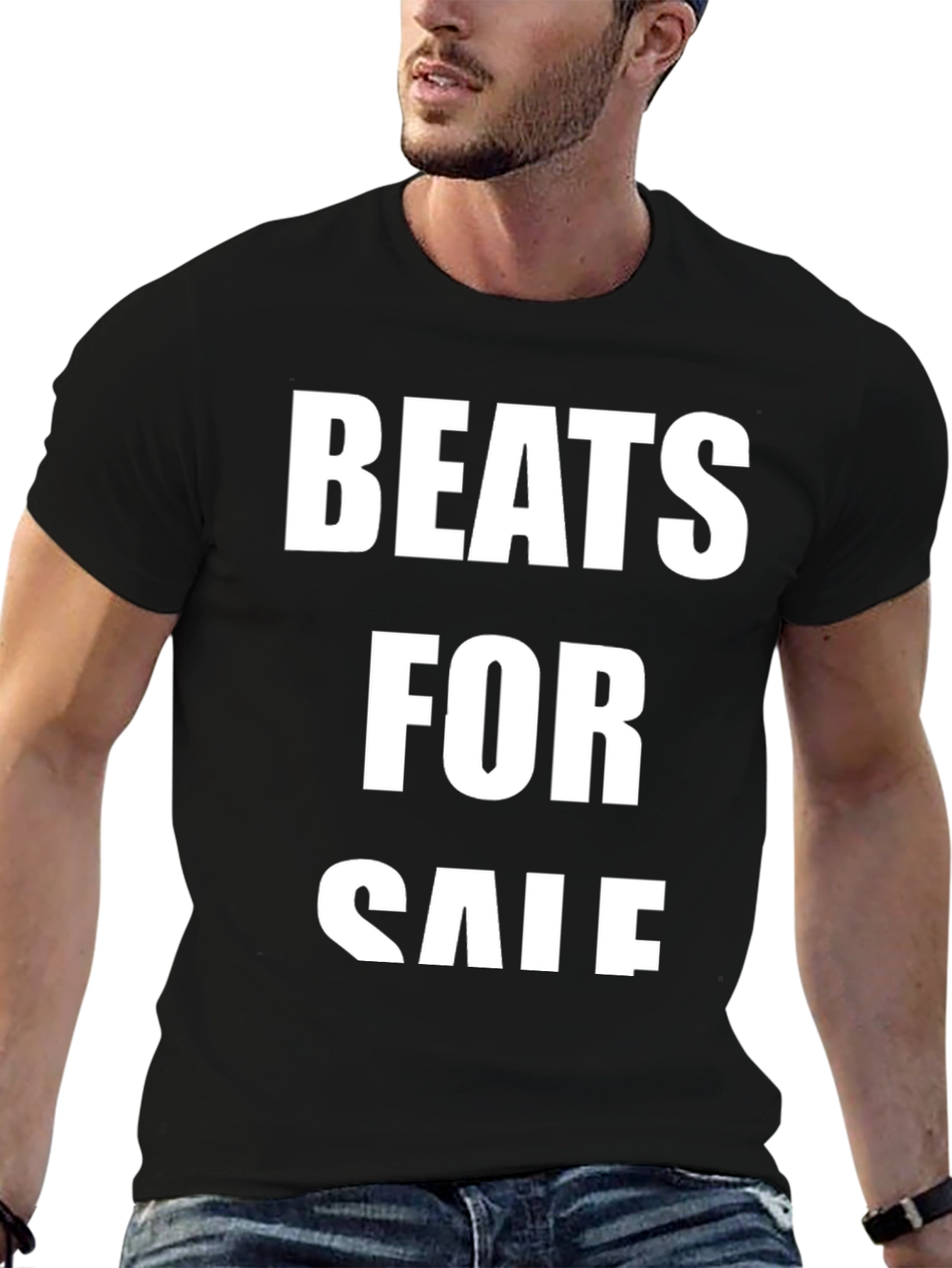 Beats for Sale Black T-Shirt
