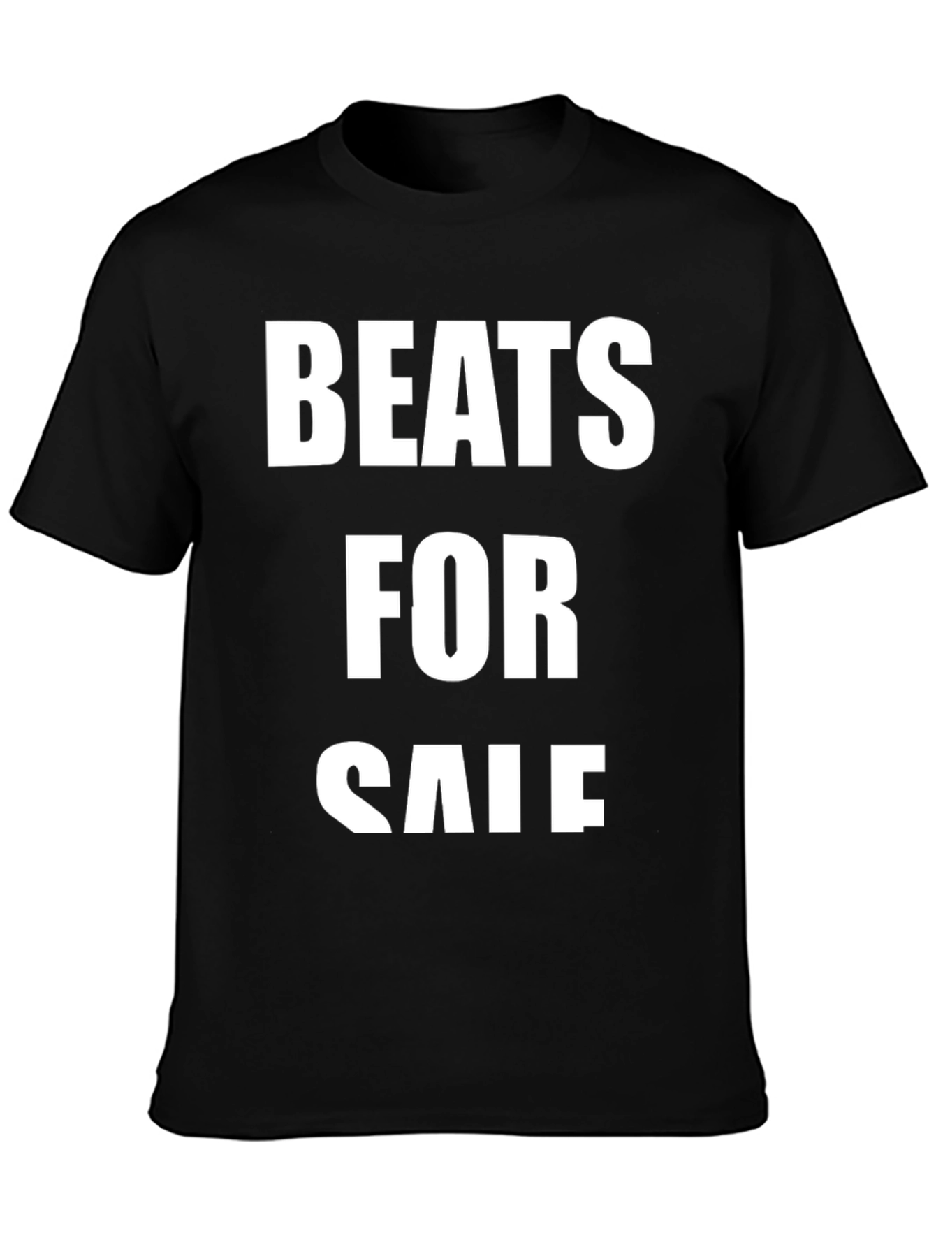 Beats for Sale Black T-Shirt