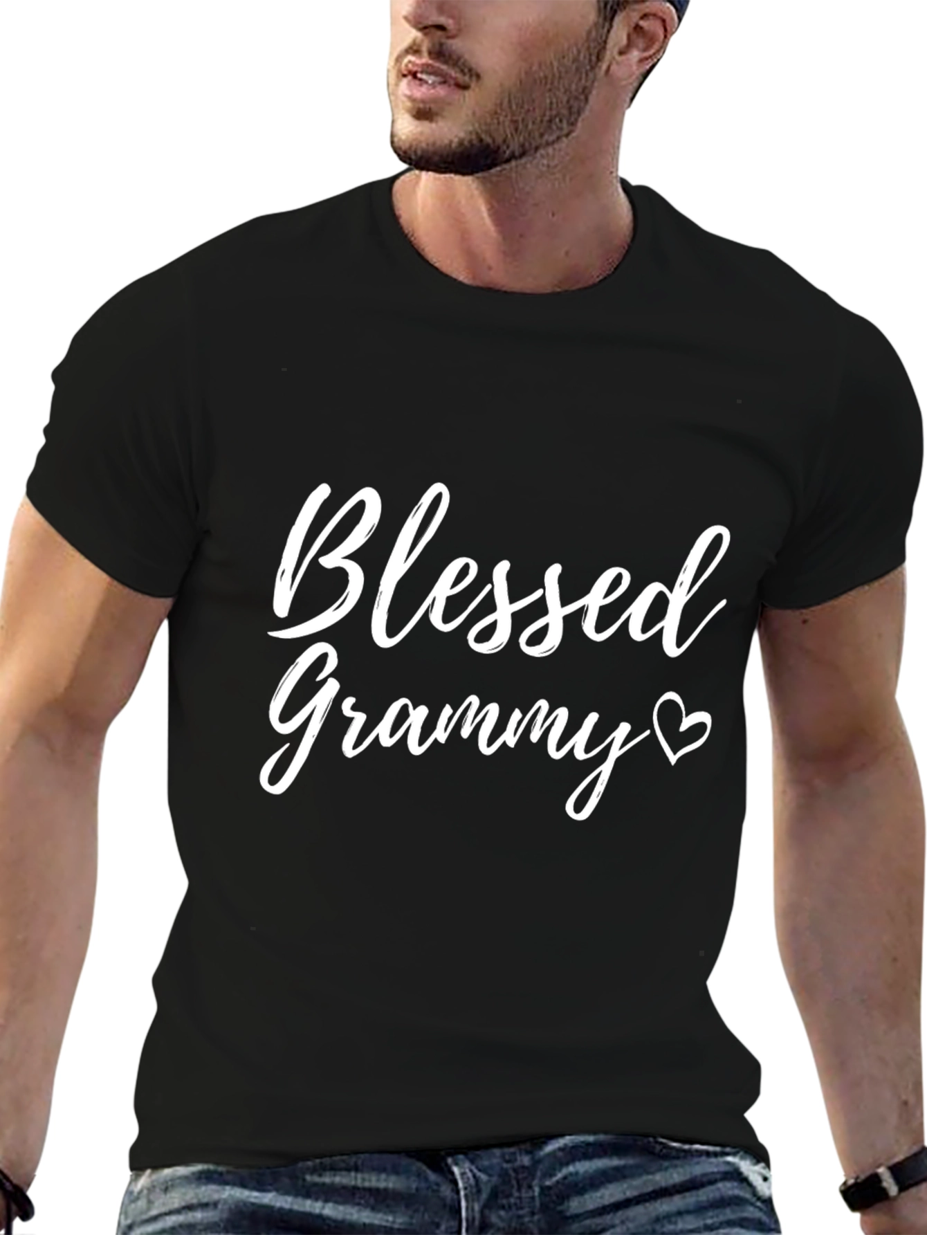 Blessed Grammy Black T-Shirt