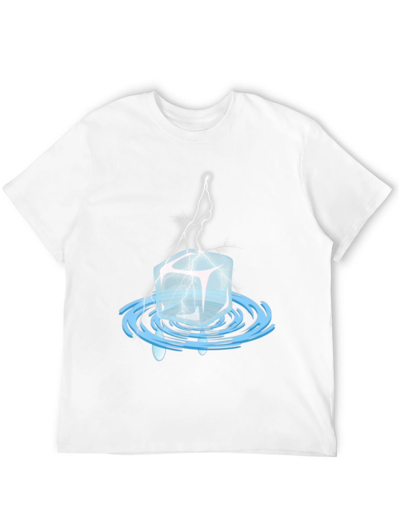 Ice Cube Lightning Graphic Tee - Cool Black T-Shirt