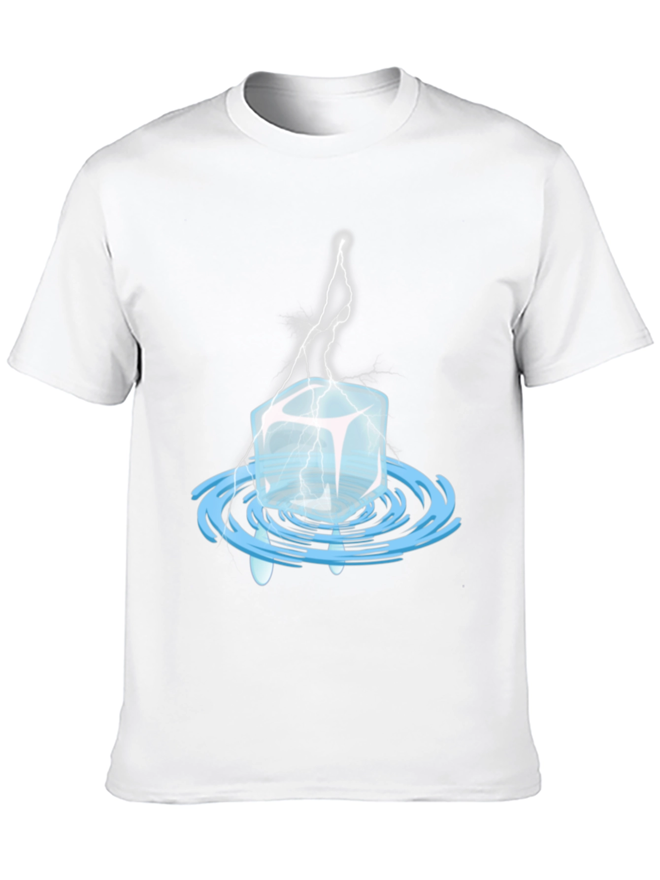 Ice Cube Lightning Graphic Tee - Cool Black T-Shirt