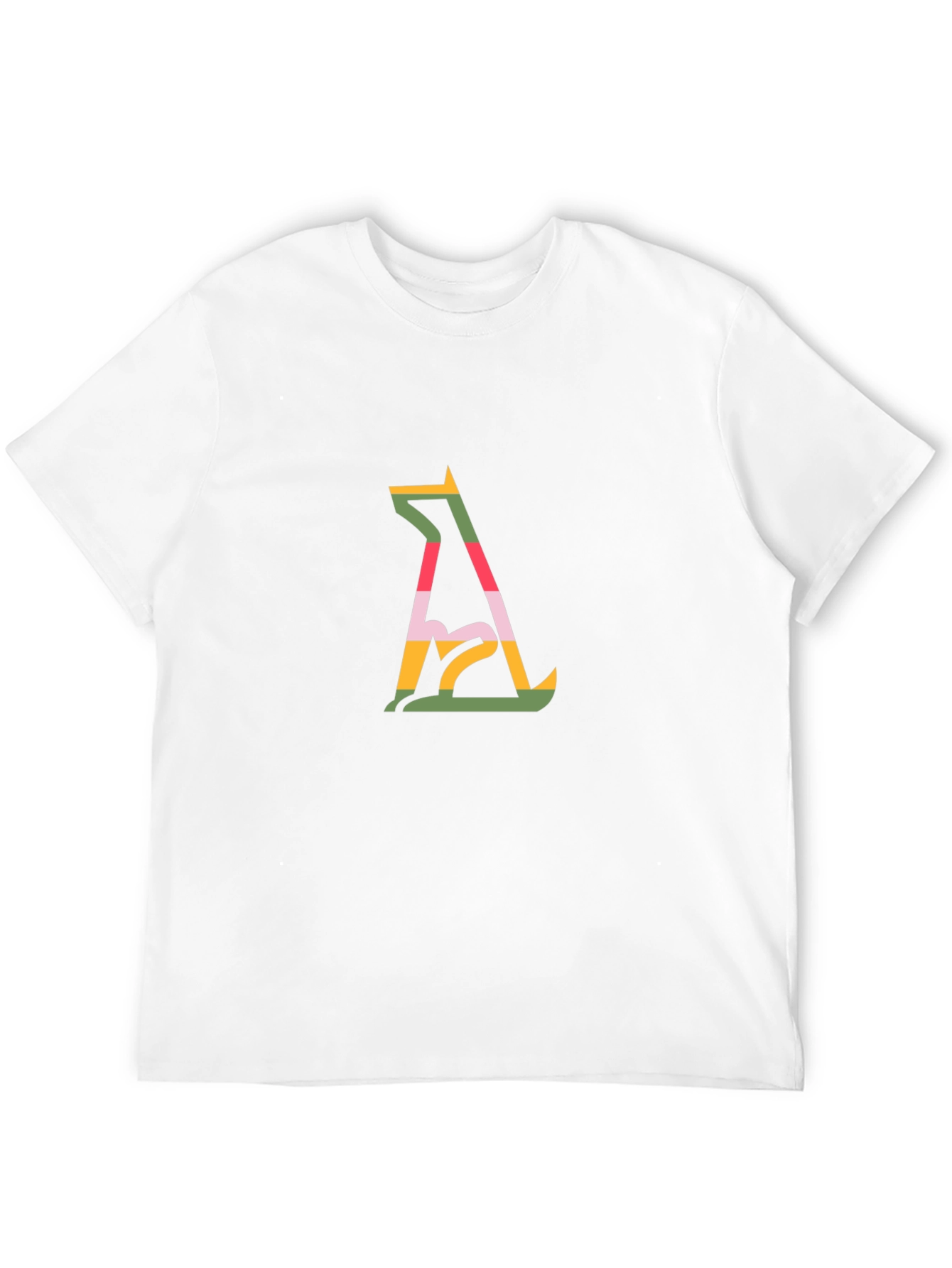 Modern Graphic Dog T-Shirt - Stylish Pet Lover Tee