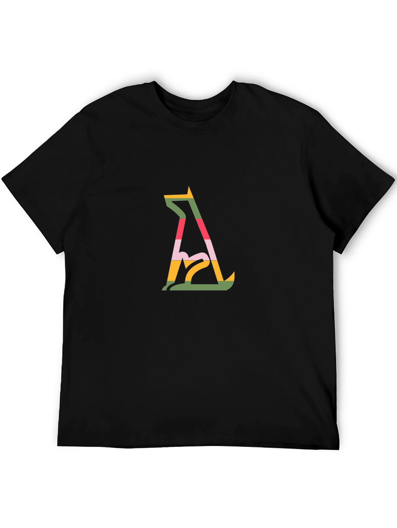 Modern Graphic Dog T-Shirt - Stylish Pet Lover Tee