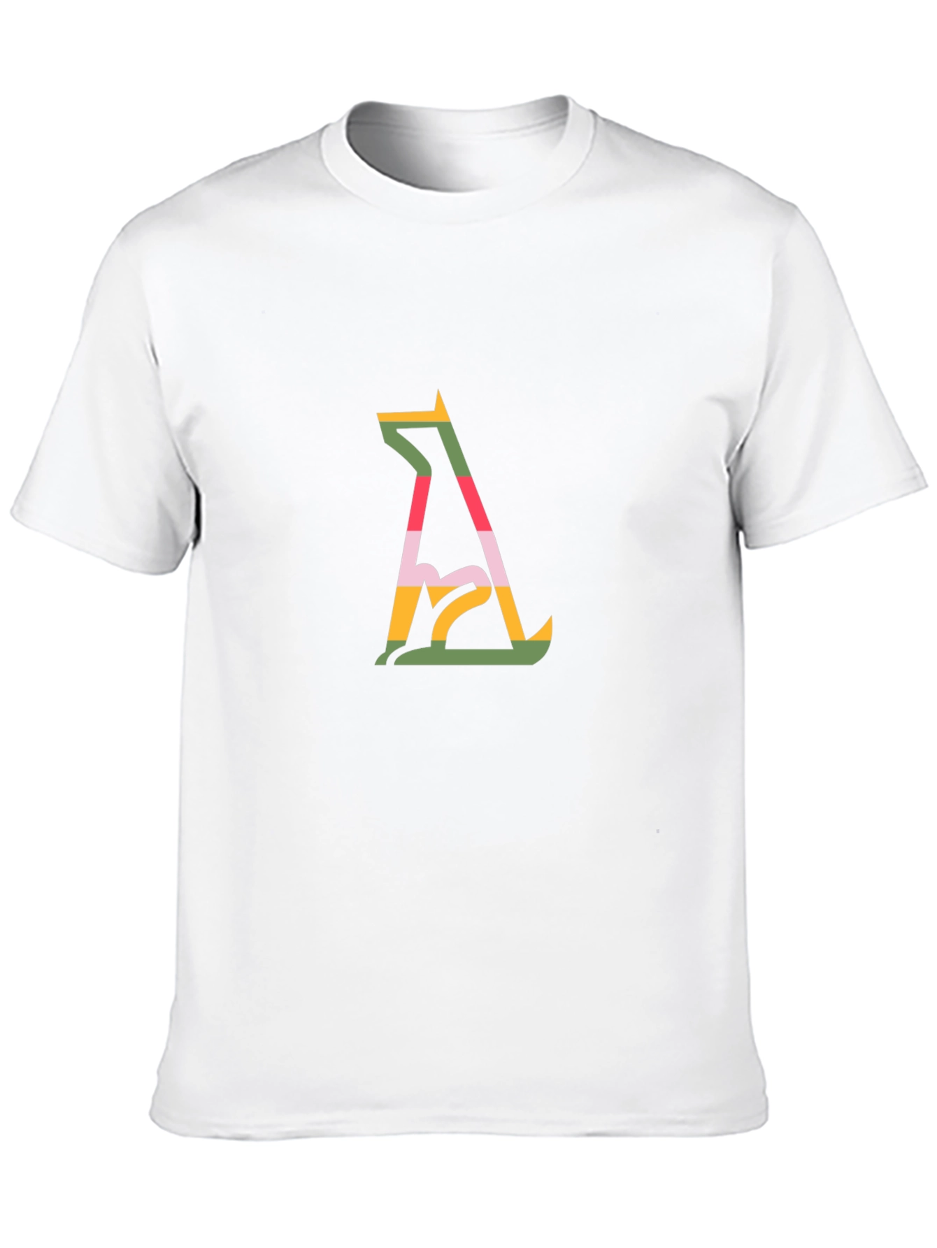 Modern Graphic Dog T-Shirt - Stylish Pet Lover Tee