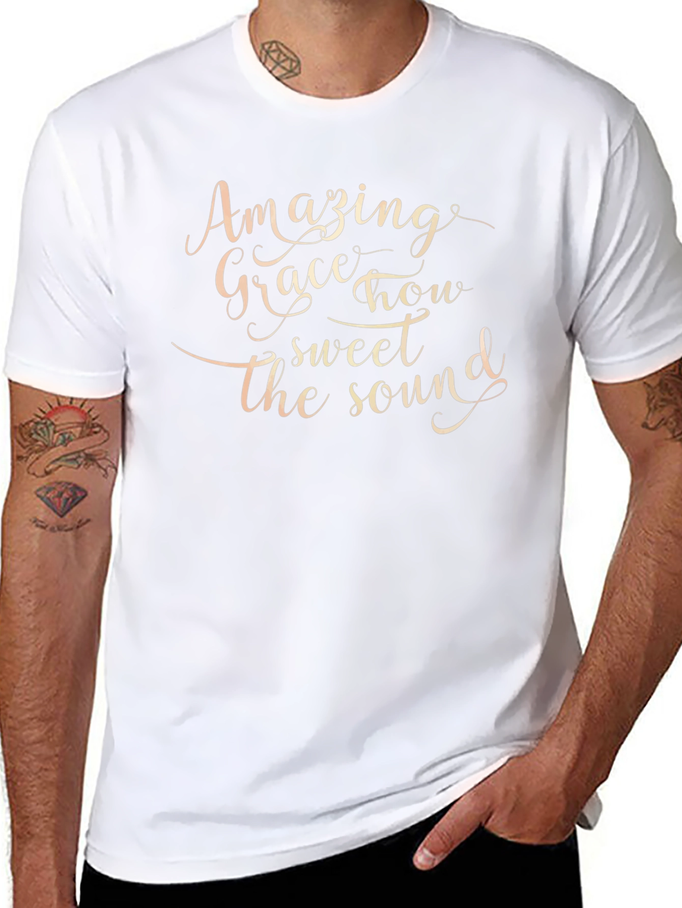 Amazing Grace Graphic Tee - Soft Cotton Comfort